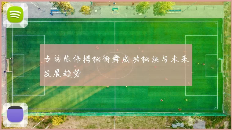 专访陈伟揭秘街舞成功秘诀与未来发展趋势