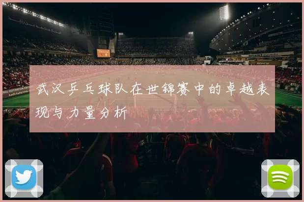 武汉乒乓球队在世锦赛中的卓越表现与力量分析